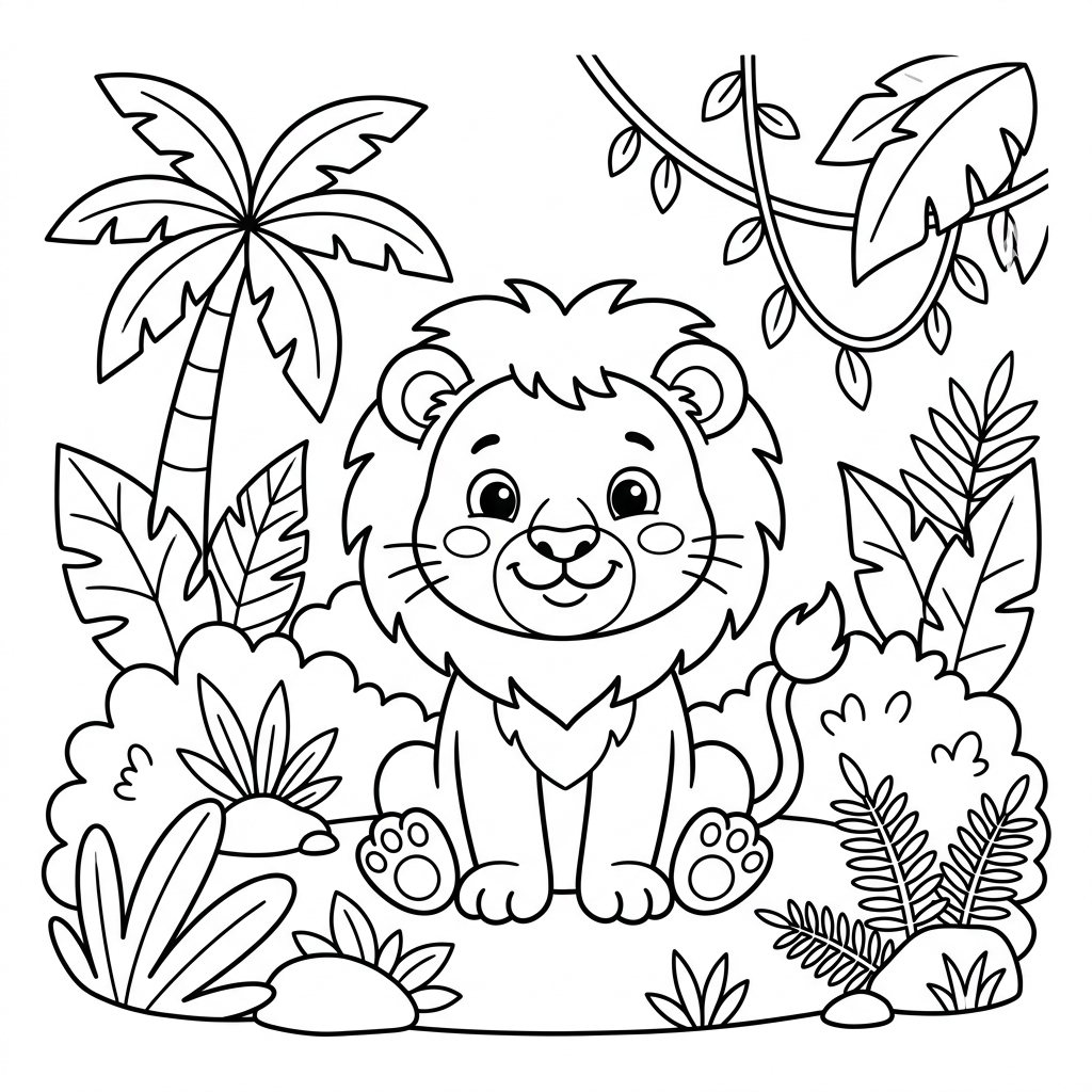 Lion Coloring Page