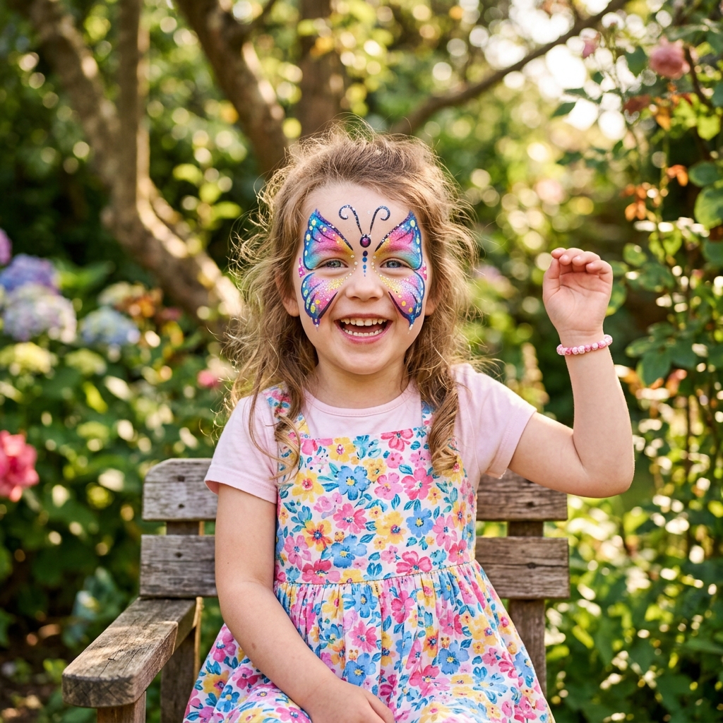 face painting for kids butterfly