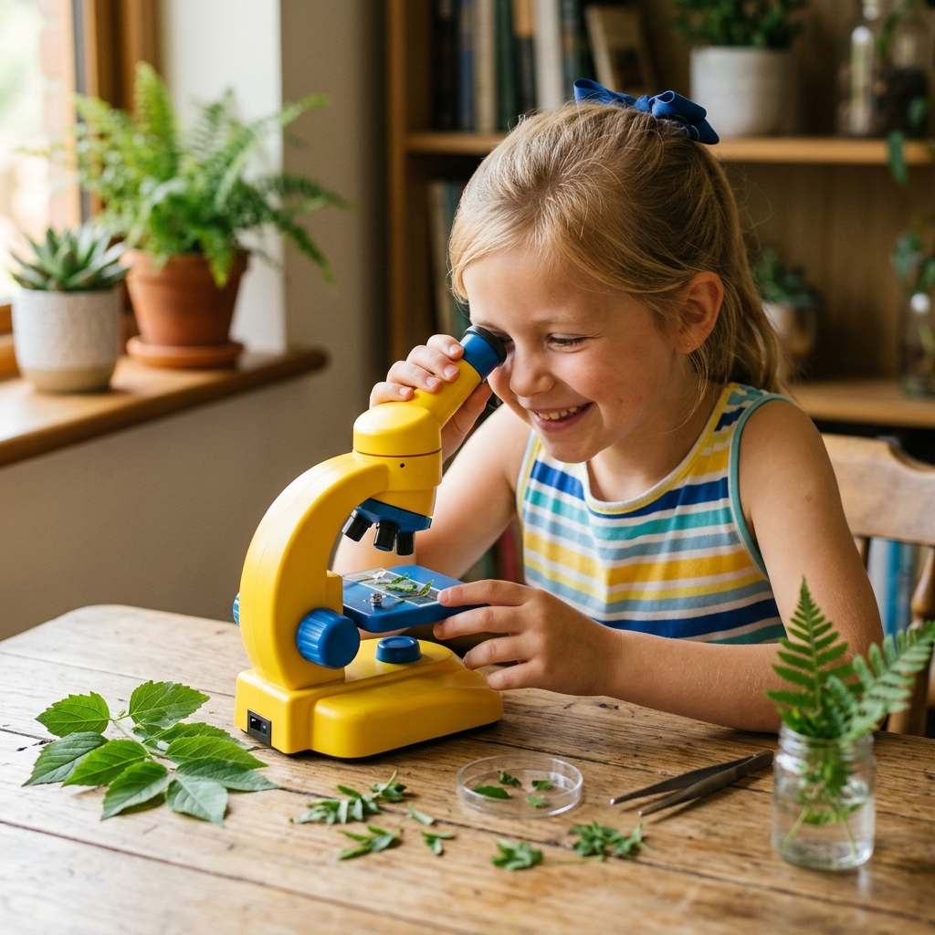 stem activities for kids microscope