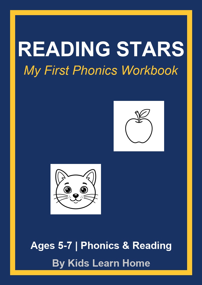 phonics workbook for kindergarten
